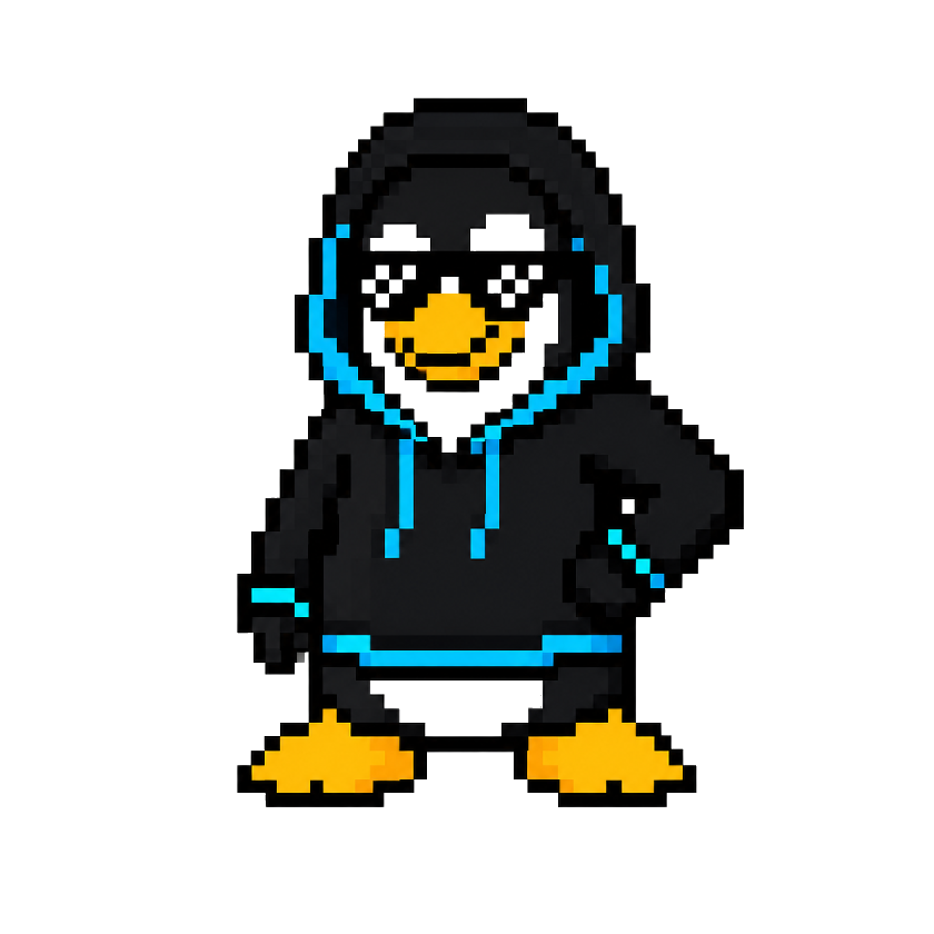 Mascotte Tux super-héros